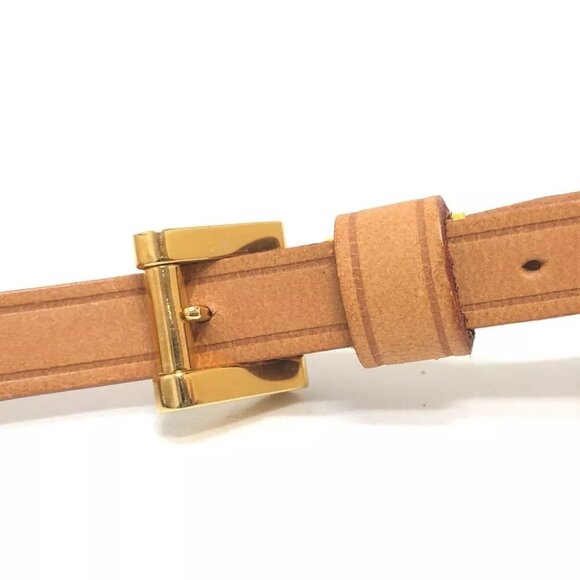 LOUIS VUITTON strap Shoulder strap Nume leather Beige/GoldHardware - Picture 4 of 11